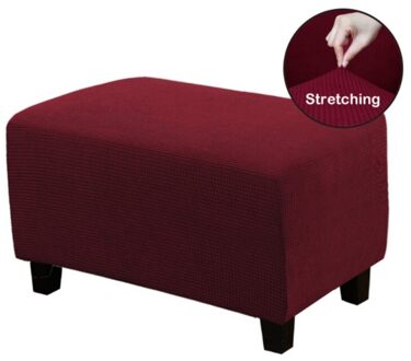 Pedaal Cover Verdikte Elastische Opvouwbare Opslag Kruk Meubels Bescherming Sticker Soft Rechthoekige Sofa Cover A / XL
