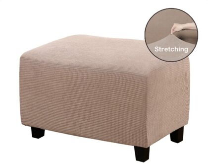 Pedaal Cover Verdikte Elastische Opvouwbare Opslag Kruk Meubels Bescherming Sticker Soft Rechthoekige Sofa Cover C / XL