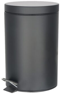 Pedaalemmer 3 Liter Rvs Zwart