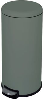 Pedaalemmer Casual - Kunststof - Groen - Diameter35.5xh63.5cm - 28l