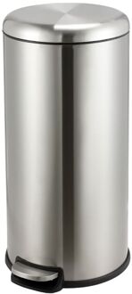 Pedaalemmer Casual - Rvs - Chroom - Diameter35.5xh63.5cm - 28l