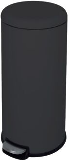Pedaalemmer Casual - Staal - Zwart - Diameter35.5x63.5cm - 28l