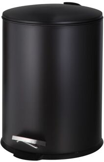 Pedaalemmer New - Metaal - Zwart - 20.5x20.5x26.5cm - 5l