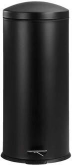 Pedaalemmer Pedro 30l - 67,5xØ30,5 Cm - Metaal - Zwart - B67.5 Cm