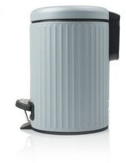 Pedaalemmer/vuilnisbak - grijsblauw - 3 liter