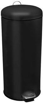 Pedaalemmer XL - 30 liter - zwart Transparant