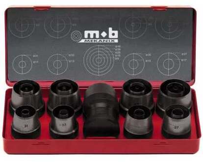 Peddinghaus Holpijpset even 3-40 met houder - 8004409001 - 8004409001