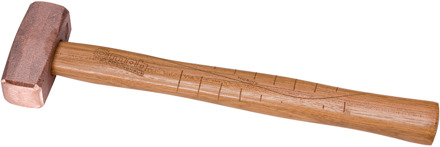 Peddinghaus Koperen hamer 500gr. hickory steel - 5065030500