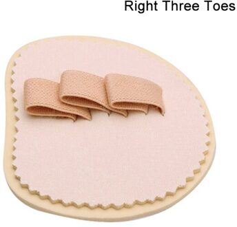 Pedifix Tenen Stijltang Pad Budin Spalk Hamer Teen Corrector Set AIA99 rechtsaf three toes