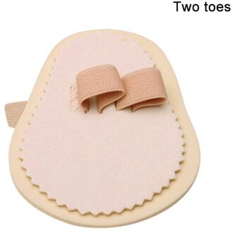 Pedifix Tenen Stijltang Pad Budin Spalk Hamer Teen Corrector Set AIA99 two toes