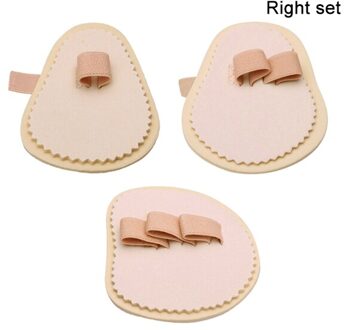 Pedifix Tenen Stijltang Pad Budin Spalk Hamer Teen Corrector Set LDF668 rechtsaf reeks