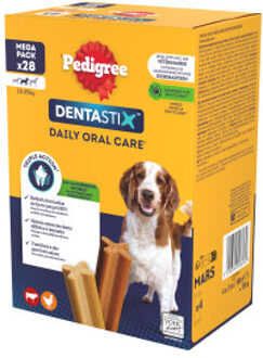 Pedigree Dentastix Medium hondensnack 10 tot 25 kg 4 x 56 stuks