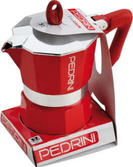 Pedrini Espresso 2-cups Coffee Maker Red