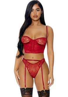 Peek Inside - Lingerie Set - L