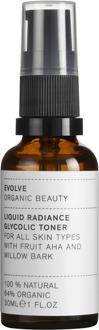 Peeling Evolve Organic Beauty Liquid Radiance Glycolic Toner 30 ml