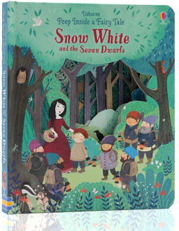 Peep Inside a Fairy Tale Snow White 3D Flap Picture Books Children Baby English Educational Reading Story Book