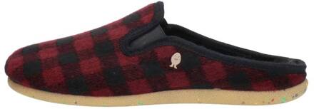 Peggau Pantoffels Heren rood - zwart - 41