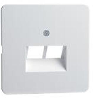 peha Centraalplaat 2-delig UAE/UTP-aansluiting - Wit