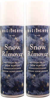 peha Sneeuw remover/verwijderaar - 2x - spray - 125 ml - kunstsneeuw verwijderen