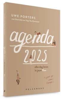 Pelckmans uitgevers Agenda 2025 - Elke Dag Leven In Jouw Flow - Uwe Porters
