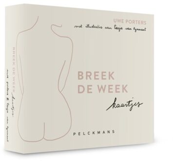 Pelckmans uitgevers Breek De Week Kaartjes - Uwe Porters