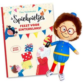 Pelckmans uitgevers De Spiekpietjes, Pakket Pop Jongen Bril + Feest Voor Sinterklaas! - De Spiekpietjes - Thaïs Vanderheyden