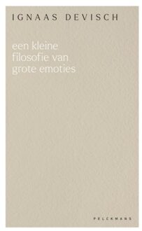 Pelckmans uitgevers Een Kleine Filosofie Van Grote Emoties - Ignaas Devisch