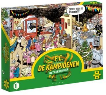 Pelckmans uitgevers F.C. De Kampioenen Puzzel - Het Kerstdiner (1000 Stukjes)