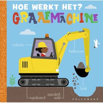 Pelckmans uitgevers Hoe Werkt Het? Graafmachine - Molly Littleboy