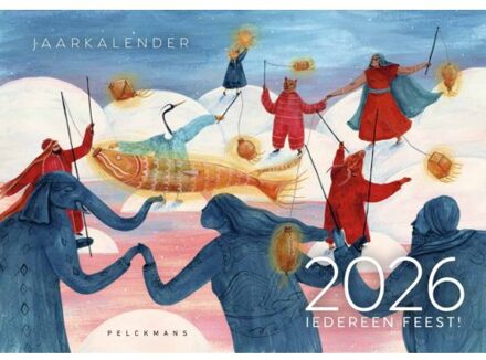 Pelckmans uitgevers Jaarkalender Iedereen Feest 2026 - Orbit vzw