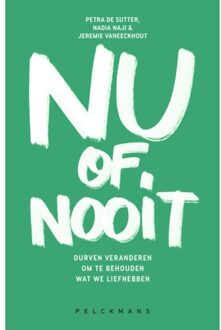 Pelckmans uitgevers Nu Of Nooit - Jeremie Vaneeckhout