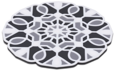 Peleg Design pannenonderzetter Tile charcoal Grijs