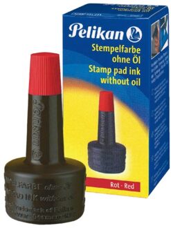 Pelikan Stempelinkt Pelikan flacon 28ml rood