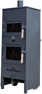 Pelletking pellet kachel outdoor XL met pizza oven