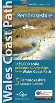 Pembrokeshire Coast Path Map Guide - Os Map Books: Wales Coast Path
