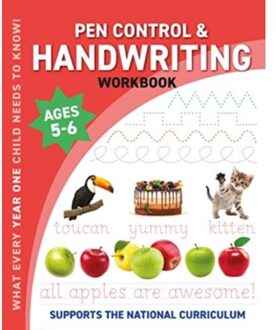 Pen Control & Handwriting Workbook - Wonders Of Learning Educational Workbook - Year 1