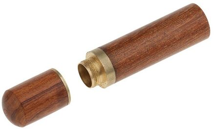 Pen Vorm Tandenstoker Buis In Hout Duurzaam Draagbare Doos Tandenstokers