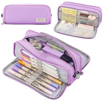 Pencil Case Large Capacity Pencil Pouch Box Stationery Zipper Pocket