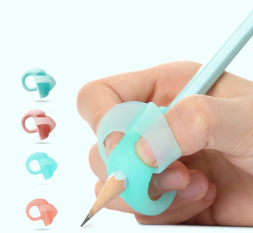 Pencil Grips for Kids Handwriting Writing Aid Grip for Preschoolers Silicone Ergonomic Writing Tool for School Supplies Children