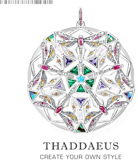 Pendant Amulet Kaleidoscope Dragonfly,2021 Spring New Elaborate Fine Jewelry 925 Sterling Silver Magic Garden Gift For Women