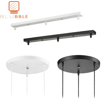 Pendant Lamp Accessory 3 Lamps Bar Long Round Ceiling Mounted Plate Canopy Customize for Pendant lights Hanglamp DIY