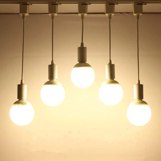 Pendant Lamp Holder Light E27 Lamp Base Ceiling Led Track Light Adjustable rail light for Mall Exhibition/Clothing Shop