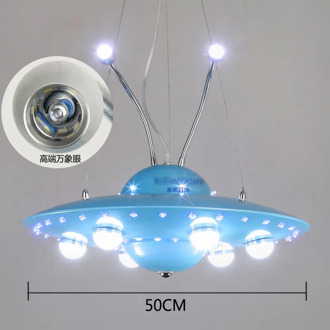 Pendant lamp LED UFO Cartoon Children bedroom Room boys bedroom lights LED 31W - 40W Ideas Flying Saucer Droplight 110V- 240V