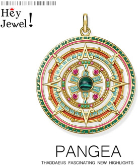 Pendants Golden Mythical Aztec Amulet,2020 New Jewelry Vintage 925 Sterling Silver Accessories Powerful Magic Gift For Women