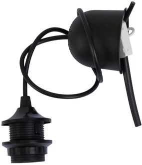 Pendellamp Plastic Zwart E27