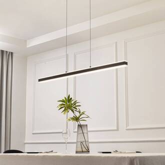 Pendolo LED hanglamp, zwart, aluminium, 120 cm zwart, wit