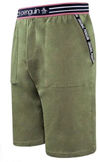 Penguin Lounge Heren Khaki Korte Broek Kaki - S