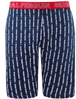 Penguin Lounge Heren Navy Jersey Korte Broek