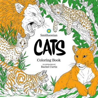 Penguin Us Cats: A Smithsonian Coloring Book - Rachel Curtis