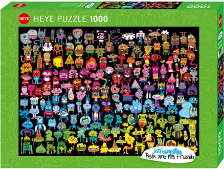 Pens are my Friend - Doodle Rainbow Puzzel (1000 stukjes)